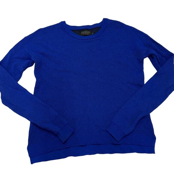 ElevenParis Sweater Womens Small Blue Knit Crew Neck - Picture 1 of 8